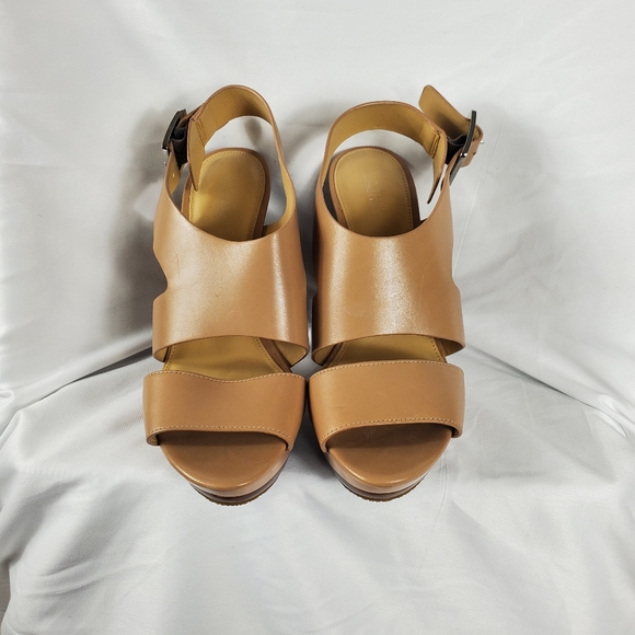 Michael Kors - Women's Leather Sandals - Picture 4 of 8